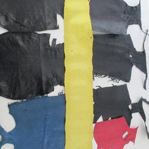 BUNDLE OF EXOTIC LIZARD SKINS AND SNAKESKIN